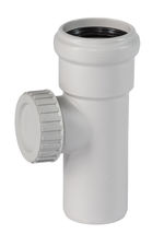Pieza de inspección PP Ostendorf/Crearplast-Skolan Safe, DN/OD 58 mm